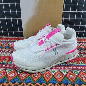 On Cloud Cloudnova "Barbie" Women Pink Shoes White